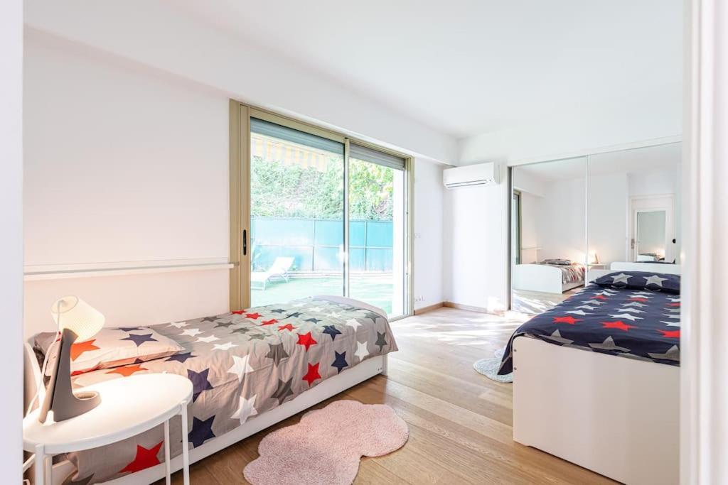 Villefranche Sur Mer:Appartement-Villa, Vue Mer, Jardin, Parking. Exterior photo