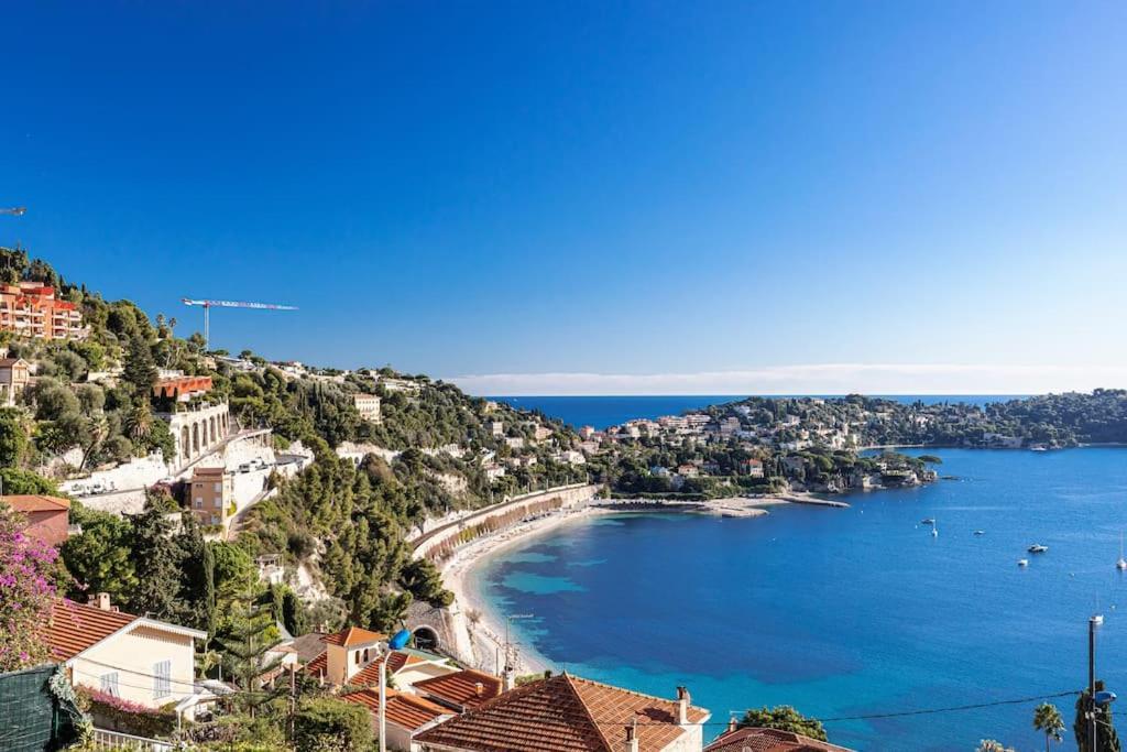 Villefranche Sur Mer:Appartement-Villa, Vue Mer, Jardin, Parking. Exterior photo